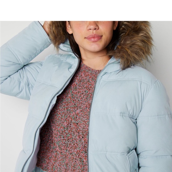 Wide Channel Short Puffer Jacket,Size XS - Picture 2 of 8